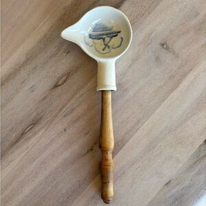 Vintage Japan Dutch Windmill Serving Utensil Spoon